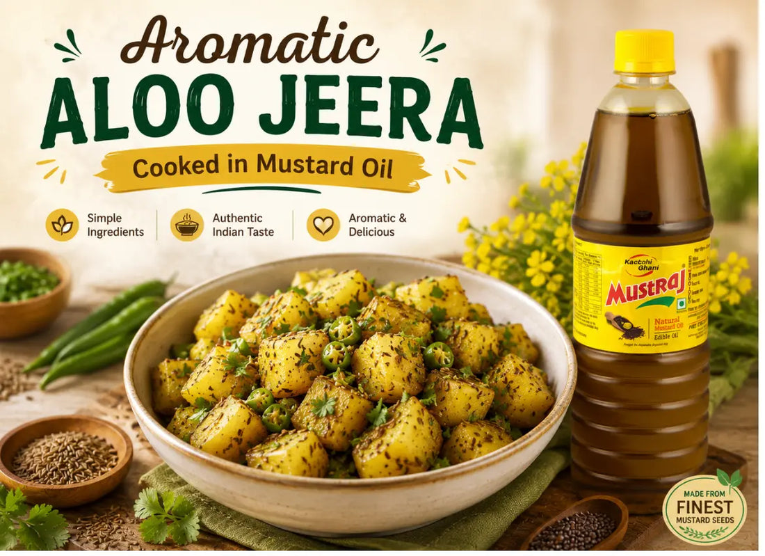 Aromatic Aloo Jeera Cooked in Mustard Oil