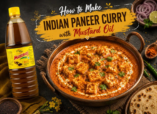 How to Make Indian Paneer Curry with Mustard Oil