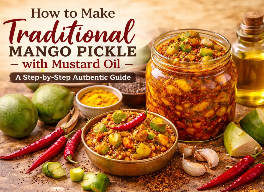 Mango Pickle with Mustard Oil