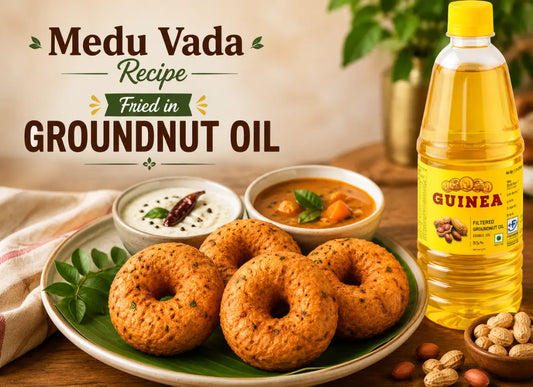 Medu Vada Recipe Fried in Groundnut Oil