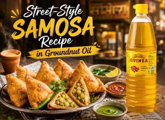 Street-Style Samosa Recipe in Groundnut Oil