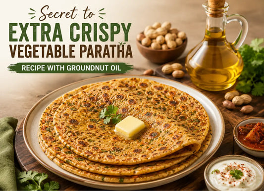 Vegetable Paratha with Groundnut Oil