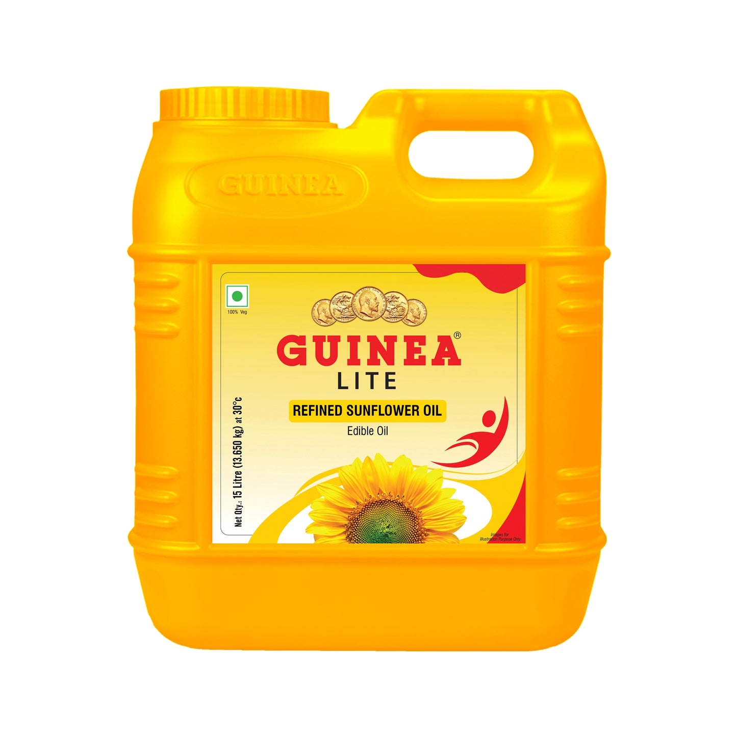 Guinea Lite Refined Sunflower Oil 15 Ltr Jar