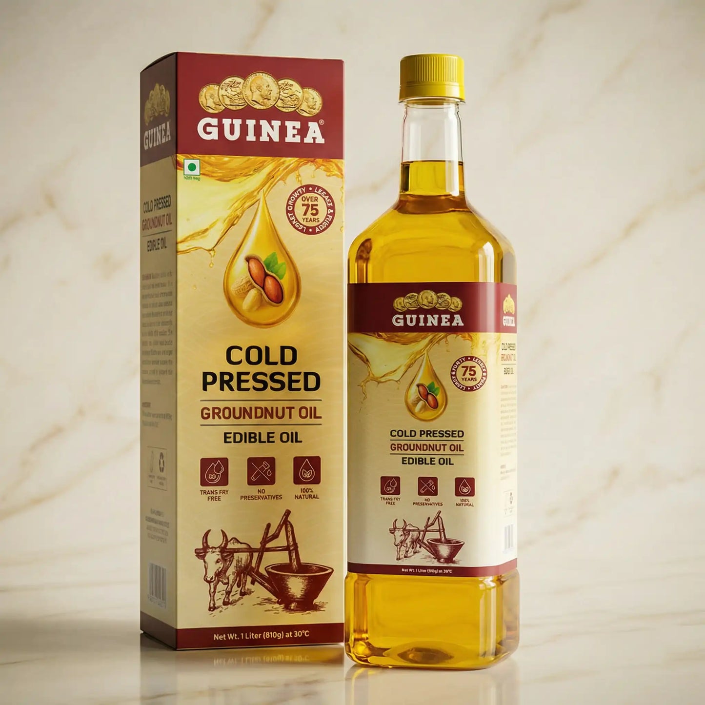 Guinea Cold Pressed Groundnut Oil 1L