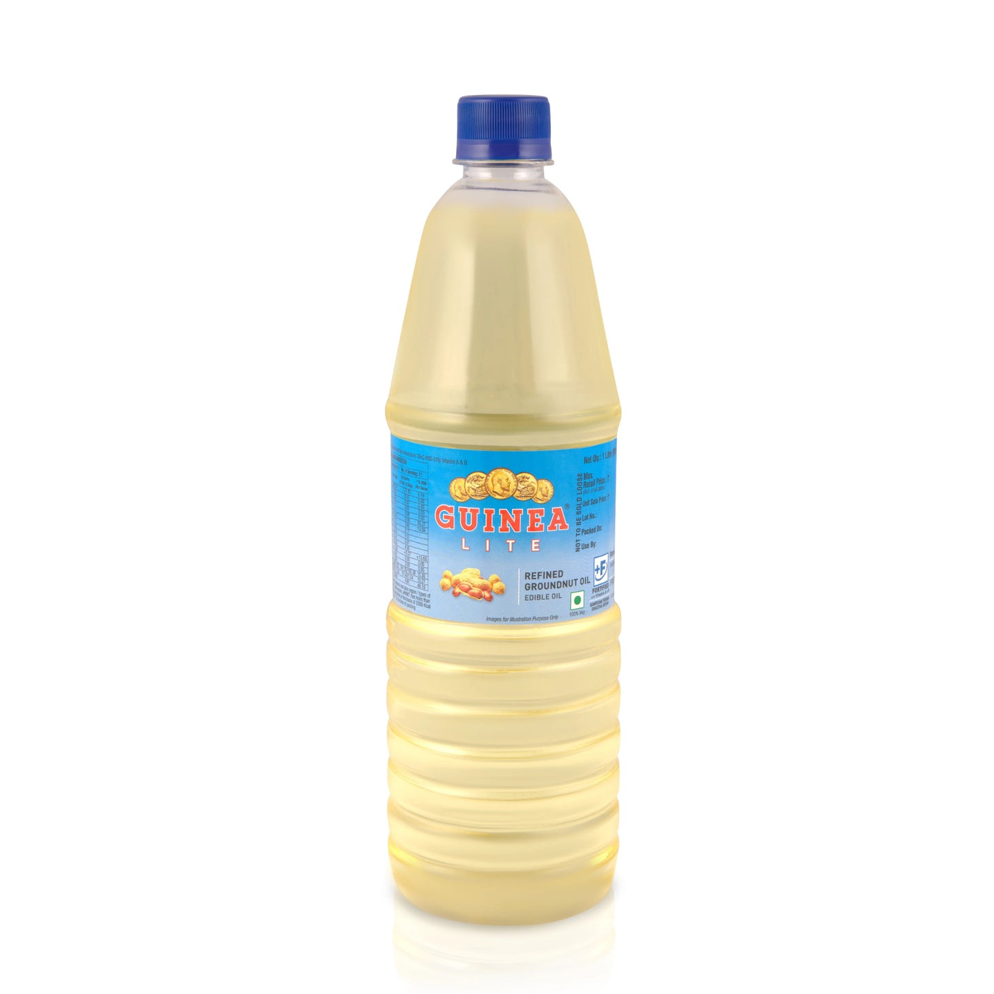 Guinea Lite Refined Groundnut Oil 1 Ltr Bottle