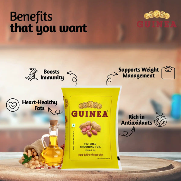 Guinea Filtered Groundnut Oil - Tin_- Pouch