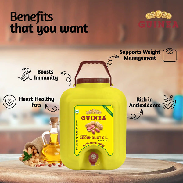 Guinea Filtered Groundnut Ediable Oil - Tap