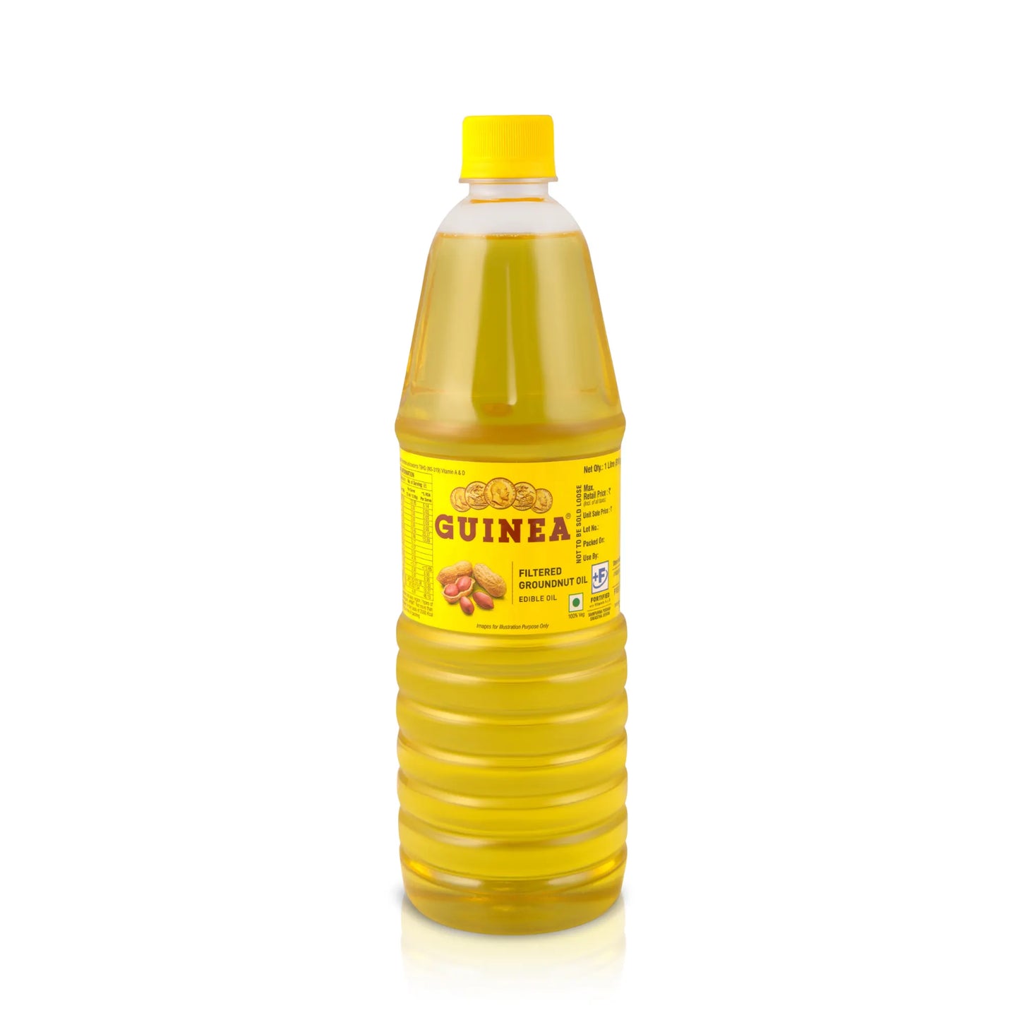 Guinea Filtered Groundnut Oil 1 Ltr Bottle
