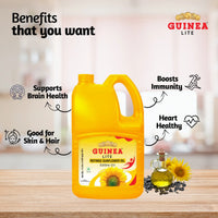 Guinea Lite Refined Sunflower Ediable Oil - Jar
