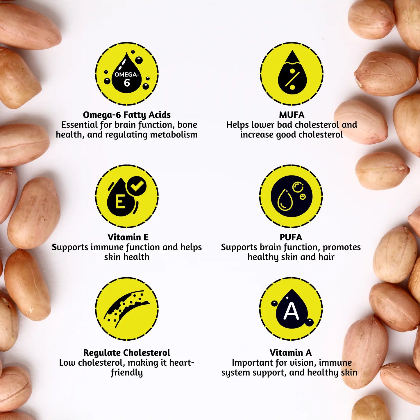 Nutritional Facts of Guinea Lite Refined Groundnut Oil 1 Ltr Pouch