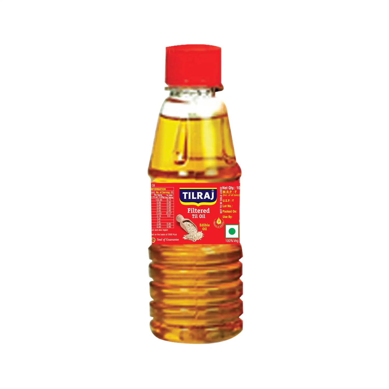 Tiraj Filtered Til Oil (Sesame Oil) 100 ml